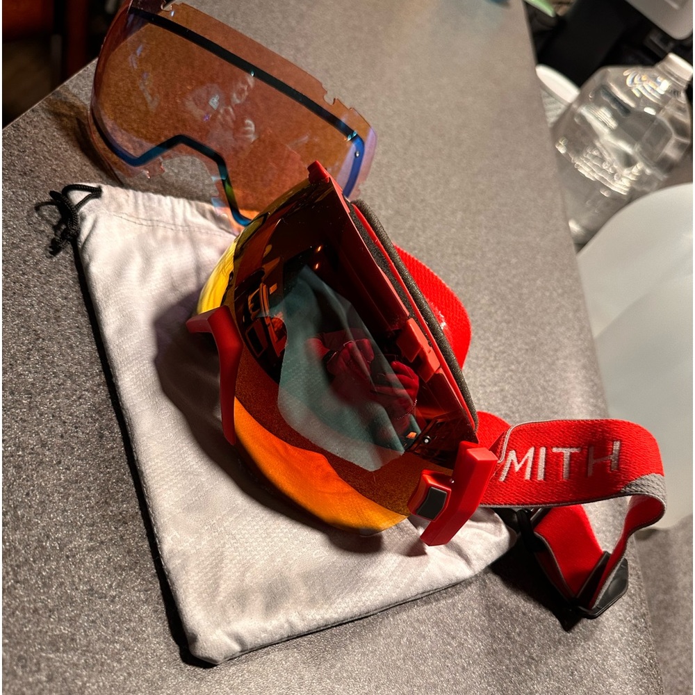 Smith I/O ski goggles used 5 days like new